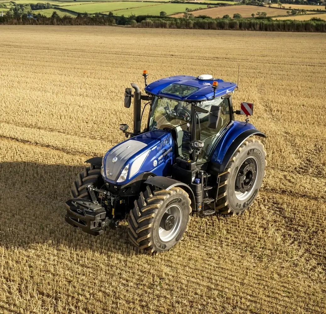 Combine harvester and skid steer equipment