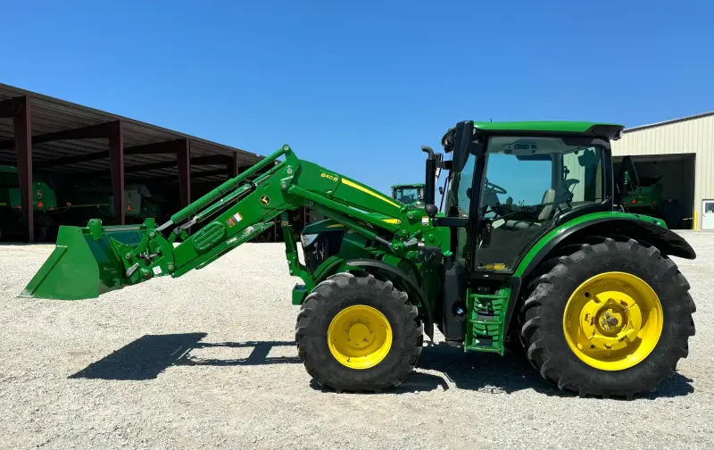 2021 John Deere 6110R MFWD Tractor W/Loader | Agriculture photo 8