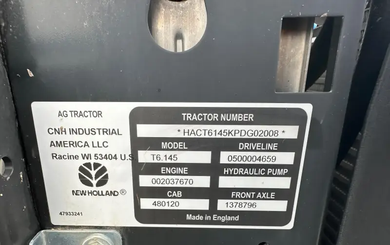 2023 New Holland T6.145 MFWD Tractor W/Loader | Agriculture photo 84