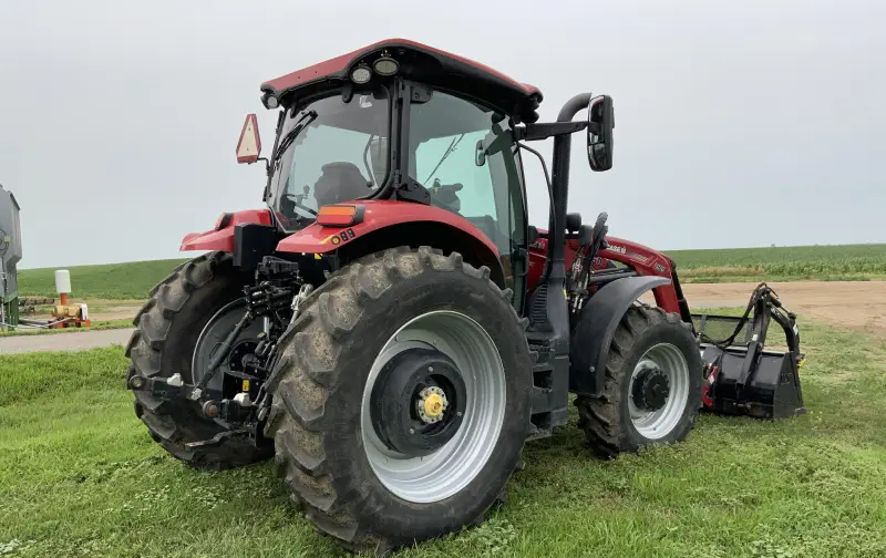 2021 Case IH Maxxum 150 MFWD Tractor W/Grapple Loader photo 5
