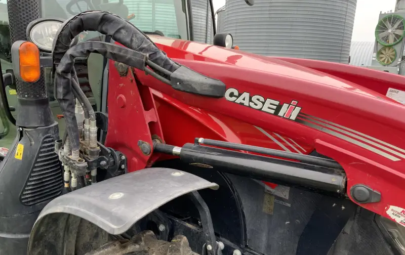 2021 Case IH Maxxum 150 MFWD Tractor W/Grapple Loader photo 23