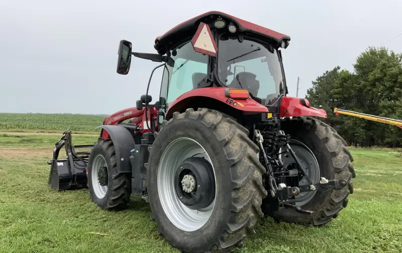 2021 Case IH Maxxum 150 MFWD Tractor W/Grapple Loader photo 7