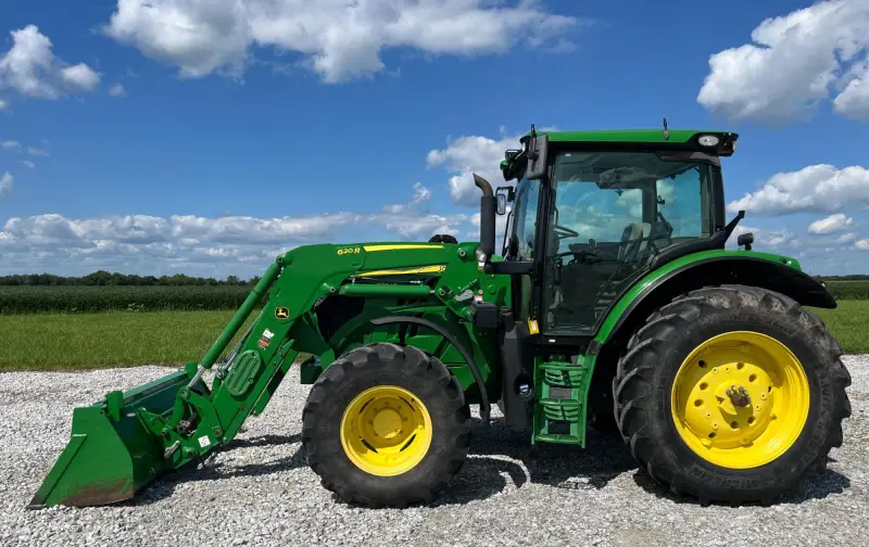 2016 John Deere 6130R MFWD Tractor W/Loader | Agriculture photo 8