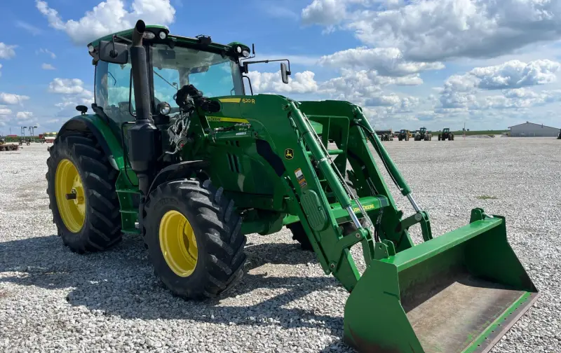 2016 John Deere 6130R MFWD Tractor W/Loader | Agriculture photo 3