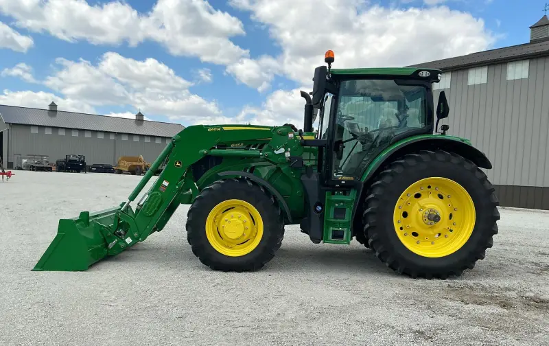 2022 John Deere 6145R MFWD Tractor W/Loader | Agriculture photo 8