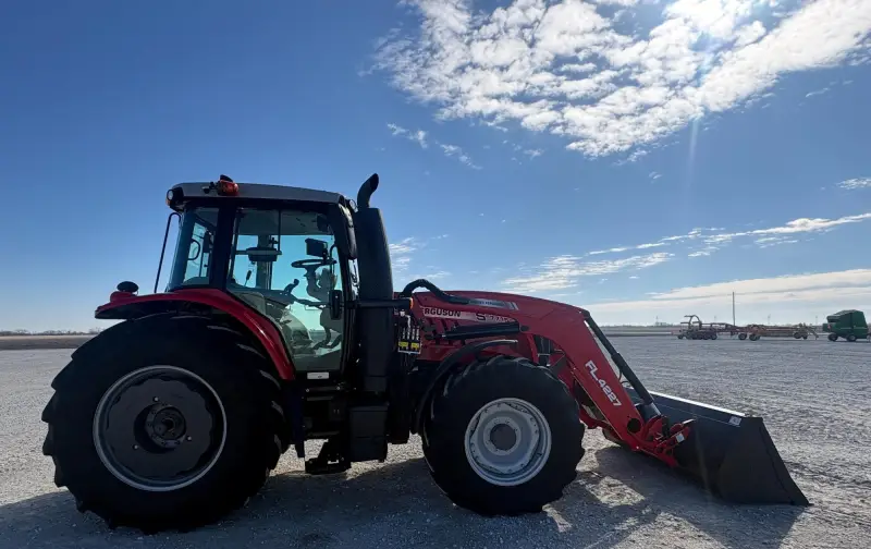 2021 Massey Ferguson 7715S MFWD Tractor W/Loader | Agriculture photo 4