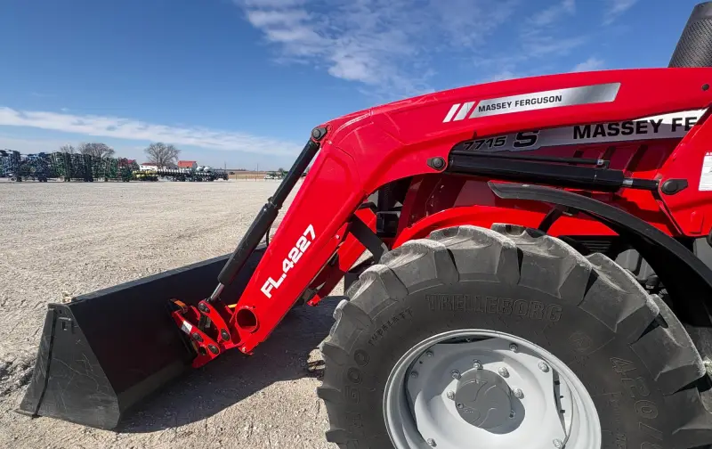 2021 Massey Ferguson 7715S MFWD Tractor W/Loader | Agriculture photo 19
