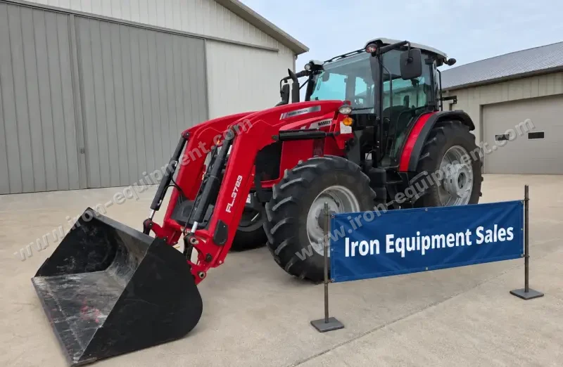 2022 Massey Ferguson 6713 MFWD Tractor W/FL3723 Loader