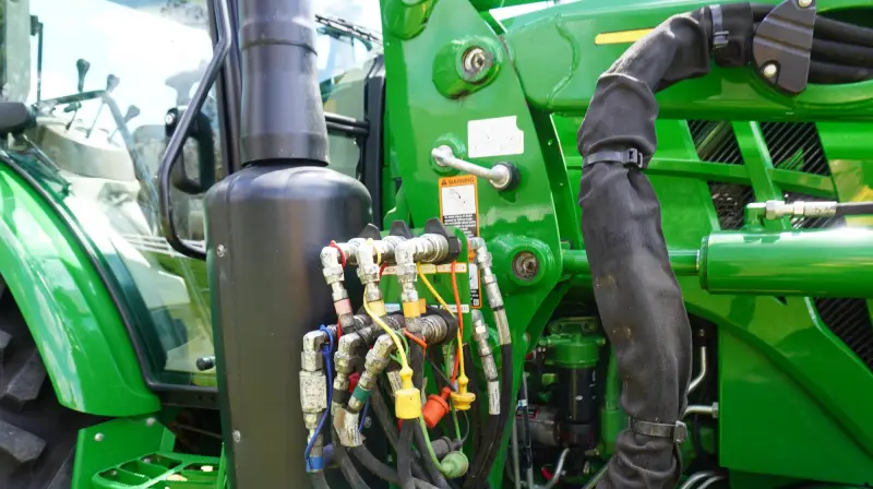 2018 John Deere 6105E MFWD Tractor W/540M Loader | Agriculture photo 32
