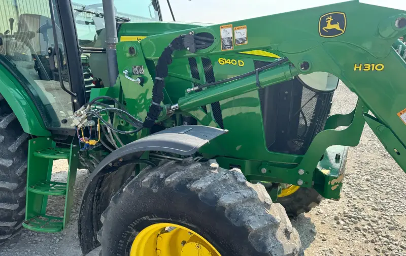 2014 John Deere 6140D MFWD Tractor W/Loader photo 19