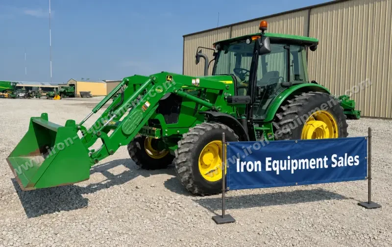 2014 John Deere 6140D MFWD Tractor W/Loader