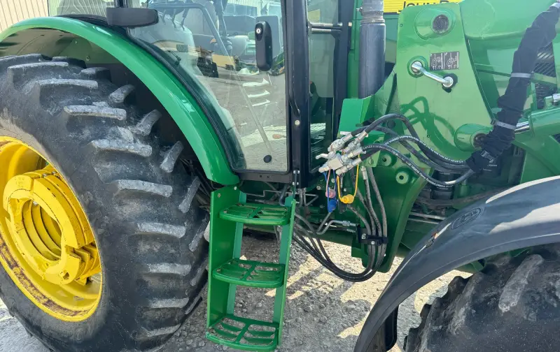 2014 John Deere 6140D MFWD Tractor W/Loader photo 18