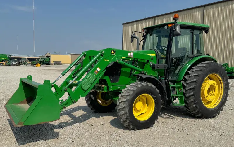 2014 John Deere 6140D MFWD Tractor W/Loader photo 1